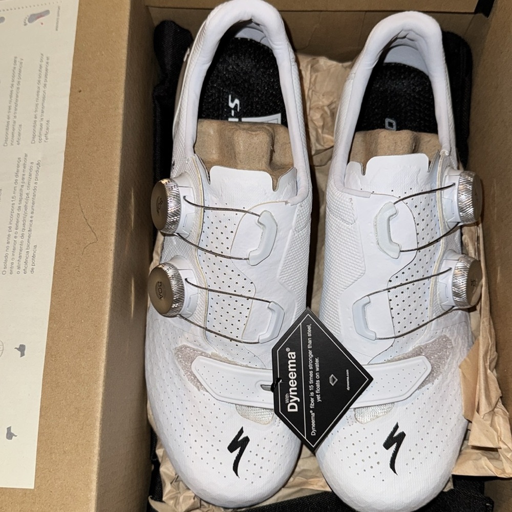 🔥NEW SPECIALIZED S-Works 7 Road Women Cycling Shoes WHITE - Picture 3 of 11